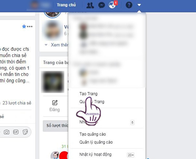 tạo fanpage