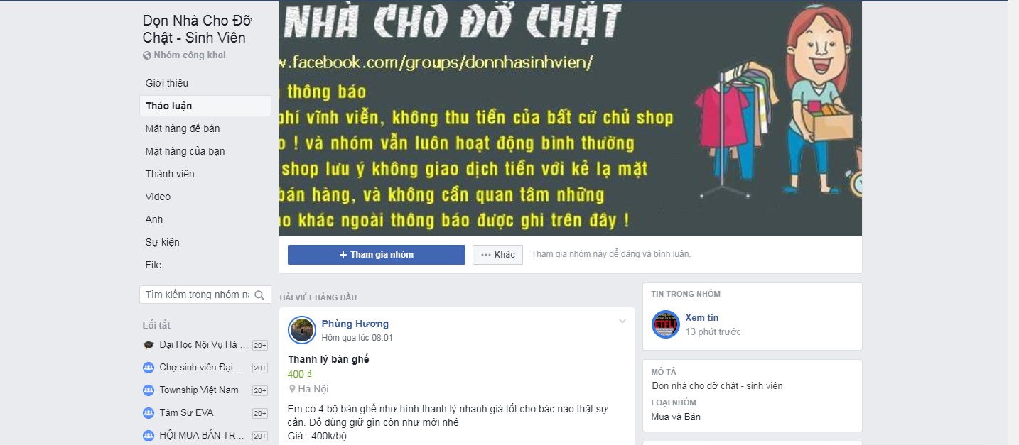 top group ban hang tren facebook